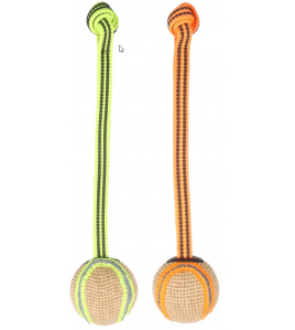 HS JURU TREKTOUW + BAL REFLECTEREND 33X7X7CM ASSORTIMENT