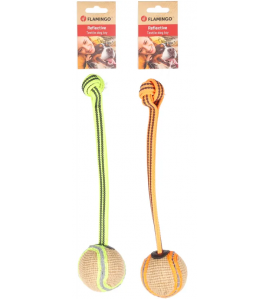 HS JURU TREKTOUW + BAL REFLECTEREND 33X7X7CM ASSORTIMENT