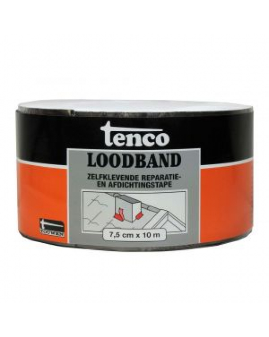 TENCO LOODBAND ZELFKLEVEND 7½ CM X 10 M.