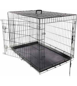 DRAADKOOI EBO ZWART XL 70X109X77CM DRAADKOOI EBO ZWART XL 70X109X77CM