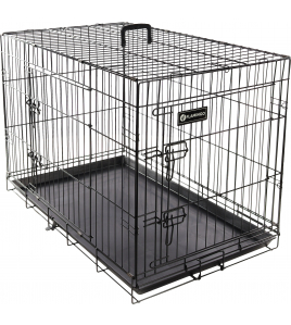 DRAADKOOI EBO ZWART L 56X92X64CM DRAADKOOI EBO ZWART L 56X92X64CM