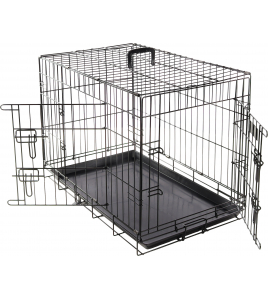 DRAADKOOI EBO ZWART M 47X77X55CM DRAADKOOI EBO ZWART M 47X77X55CM