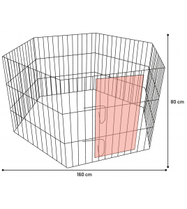 PUPPYREN JAX 160CM DIAM./80CM H PUPPYREN JAX 160CM DIAM./80CM H