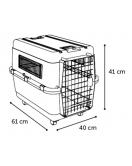 TRANSPORTKOOI NOMAD GRIJS S 40X61X41CM