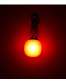 VEILIGHEIDSLAMP ZAYN ROOD TRANSPARANT LICHT