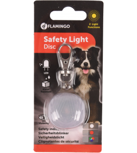 VEILIGHEIDSLAMP ZAYN ROOD TRANSPARANT LICHT