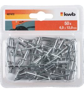 50 POPNAGELS 4,0 X 12,0 MM 50 POPNAGELS 4,0 X 12,0 MM
