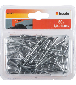 50 POPNAGELS 4,0 X 16,0 MM 50 POPNAGELS 4,0 X 16,0 MM