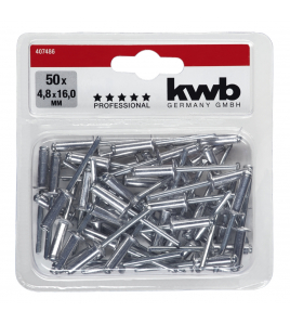 50 POPNAGELS 4,8 X 16,0 MM 50 POPNAGELS 4,8 X 16,0 MM