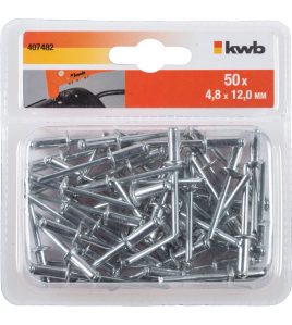 50 POPNAGELS 4,8 X 12,0 MM 50 POPNAGELS 4,8 X 12,0 MM