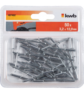 50 POPNAGELS 3,2 X 12,0 MM 50 POPNAGELS 3,2 X 12,0 MM
