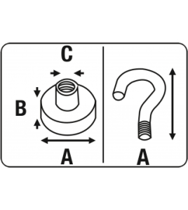 MAGNEET NEODYM HAAK D20 11KG