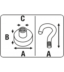 MAGNEET NEODYM HAAK D25 21KG