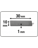 MAGNEET ND ZELFKLEVEND 30X10 5S 1KG