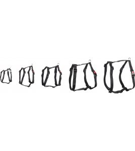 H-HARNAS ZIGGI ZWART M 45-65CM 20MM