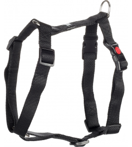 H-HARNAS ZIGGI ZWART M 45-65CM 20MM