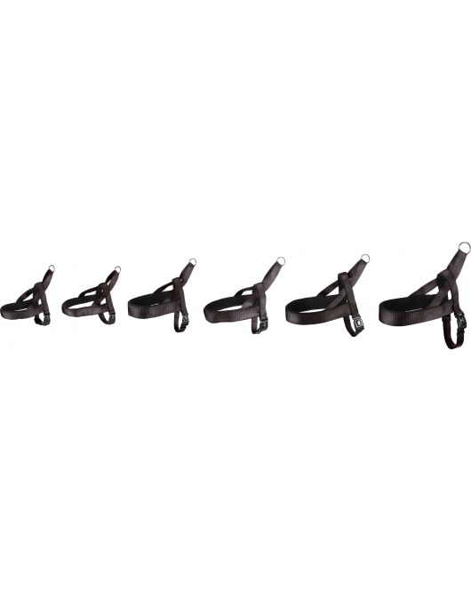 NOORS HARNAS ABBI ZWART XXL 75-100CM 32MM