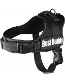 HARNAS BEST BUDDY PLUTO ZWART XL 80-100CM 50MM