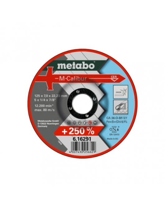 METABO AFBRAAMSCHIJF M-CALIBUR 125X7,0X22,23