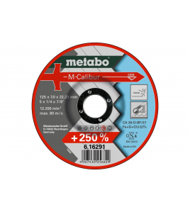 METABO AFBRAAMSCHIJF M-CALIBUR 125X7,0X22,23 METABO AFBRAAMSCHIJF M-CALIBUR 125X7,0X22,23