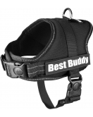 HARNAS BEST BUDDY PLUTO ZWART XS 40-55CM 25MM