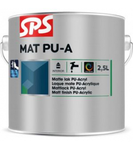 SPS MATTE LAK PU-A WIT 2,5 LTR