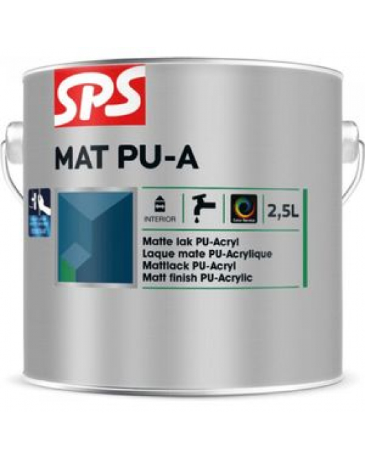 SPS MATTE LAK PU-A WIT 2,5 LTR