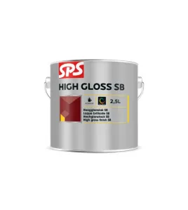 SPS HIGH GLOSS SB 750 ML WIT 10420210