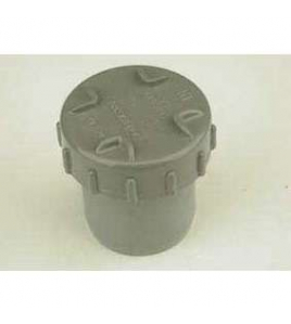 125MM EINDSTOP MET SCHROEFDEKSEL