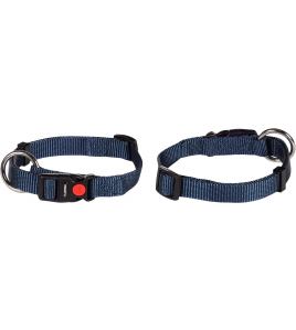 HALSBAND ZIGGI DONKERBLAUW XS 20-35CM 10MM