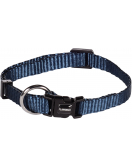 HALSBAND ZIGGI DONKERBLAUW XS 20-35CM 10MM