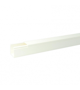 LENGTE A 2MTR.KABELGOOT 40X40 WIT