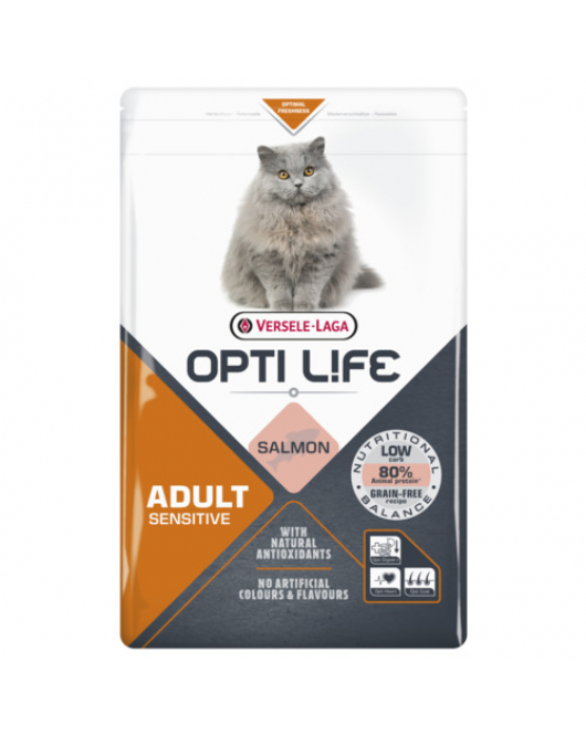 OPTI LIFE CAT SENSITIVE 2.5 KG ZALM