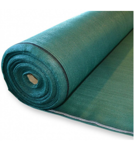 SCHERMGAAS 80% 2MTR, 50 METER DONKERGROEN 180GRAM/M2