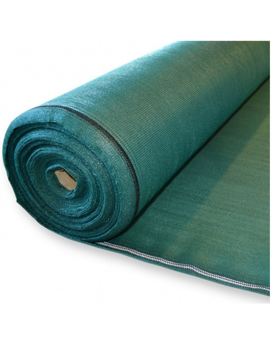 SCHERMGAAS 80% 2MTR, 50 METER DONKERGROEN 180GRAM/M2