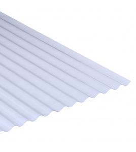 GOLFPLAAT 76/18 1,2MM GLASHELDER PVC 114X275CM