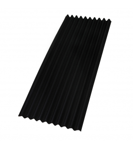 TOPLINE 2M PLAAT INTENS ZWART