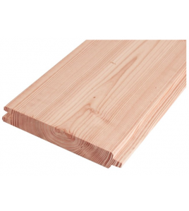 DOUGLAS BLOKHUTPROFIEL 2,8X19,5X400CM GESCHAAFD