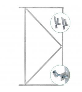 POORTFRAME 100X80 INCLUSIEF DUIMEN