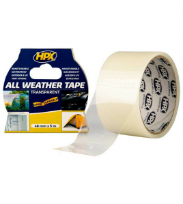 HPX ALL WEATHER TAPE - TRANSPARANT 48MM X 5M HPX ALL WEATHER TAPE - TRANSPARANT 48MM X 5M