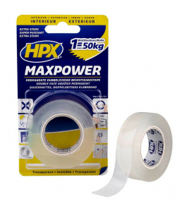 HPX MAX POWER TRANSP BEVESTIGINGSTAPE - 19MM X 5M HPX MAX POWER TRANSP BEVESTIGINGSTAPE - 19MM X 5M