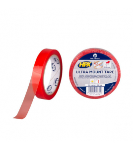 HPX ULTRA MOUNT BEVESTIGINGSTAPE - TRANSPARANT 19MM X 10M