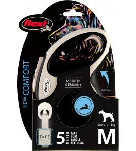 FLEXI NEW COMFORT, BAND M: 5 M, ZWART