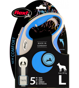 FLEXI NEW COMFORT, BAND L: 5 M, BLAUW