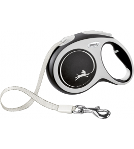 FLEXI NEW COMFORT, BAND L: 5 M, ZWART