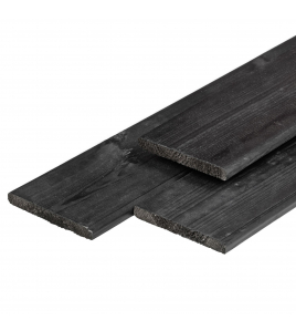 PLANK ZWART GESPOTEN 1,6X14X180CM