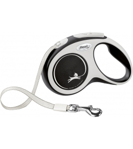 FLEXI COMFORT TAPE S 5 M ZWART LICHTGRIJS