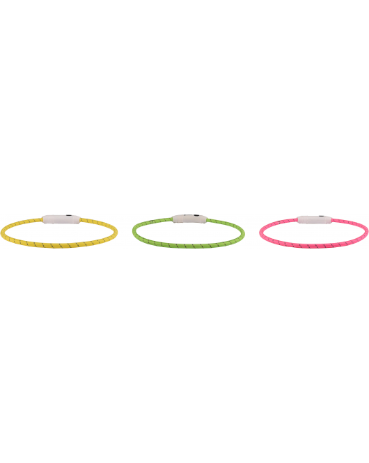 HALSBAND LED LEORA GROEN 33-63,5CM 8MM
