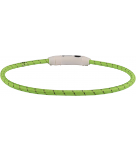 HALSBAND LED LEORA GROEN 33-63,5CM 8MM