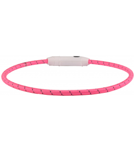 HALSBAND LED LEORA ROZE 33-63,5CM 8MM